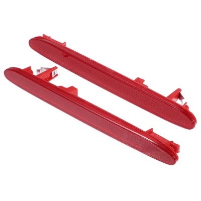 Unique Bargains Car Rear Left Right Bumper Reflector 33555-SEA-013 33505-SEA-013 for Honda CR-V EX LX SE 2005-2006 Red 1 Pair