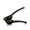 Viski Black Citrus Press, Citrus Juicer, Lemon Squeezer for Cocktails, Bar Accessories, Matte Black Lime Juicer, Metal, Set of 1 - 4 of 4