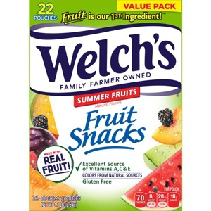 Welchs Fruit Snacks Summer Fruits - 22ct/17.6oz - 1 of 4