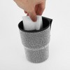Unique Bargains Car Trash Can Portable Seat Back Trash Bin White 1 Pc - 4 of 4