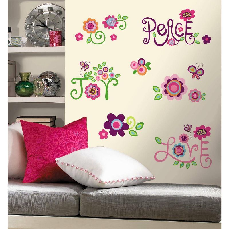 Love Joy Peace Peel and Stick Wall Decal - RoomMates, 3 of 7