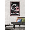 Trends International NFL Atlanta Falcons - Neon Helmet 23 Framed Wall Poster Prints - 2 of 4