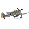 Focke-Wulf Fw 190A Aircraft "108-Victory Ace Hauptmann Hans 'Assi' Hahn" (1942) German Luftwaffe 1/72 Diecast Model by Legion - 4 of 4