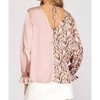 Women's Split satin top - SHE + SKY - 2 of 4
