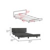 Twin Size Bed Base with Headboard for Bedroom - 3 of 4