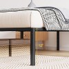Heavy Duty Full Size Metal Bed Frame Steel Platform with Reinforced Slat Support, No Box Spring Needed, Ultra Quiet with Underbed Storage Space - 4 of 4
