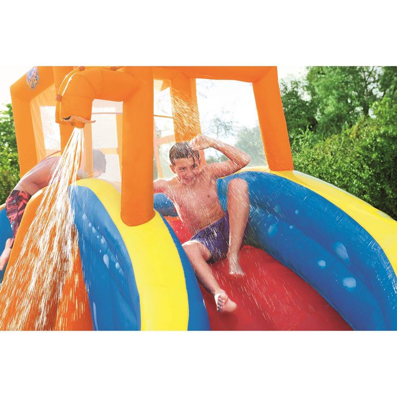 Bestway H2OGO! Hurricane Tunnel Blast Large Inflatable Kids Outdoor Backyard 6 Person Play Water Park Pool with Slide and Heavy Duty Air Blower, 4 of 7
