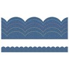 Carson Dellosa Education Crafty and Cool Denim Scalloped Bulletin Board Borders, 39 Feet Per Pack, 6 Packs - 2 of 2
