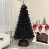 TopComfy Christmas Tree Stand 7.5FT Auto Open Tree with 1346 Branch Tips for Holiday Decor, Black, 49.2"*49.2"*88.6" - 2 of 4