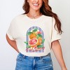 S.W.Smiley Fruits and Stripes - Women's Garment Dyed Graphic T-Shirt - 3 of 4