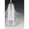 Progress Lighting Finn 1-Light Pendant, Metallic Silver, Etched White Glass Shade - 3 of 3