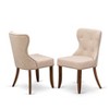 HomeStock Eclectic Elegance 2 Parson Chairs- Dining Room Chair - 3 of 4