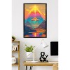 Trends International Ray Heere - UFO Pyramid 1 Framed Wall Poster Prints - 2 of 4