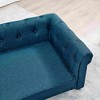 Racxily Elevated Pet Sofa for Small & Medium Dogs - Soft Linen Sofa with Backrest/Armrests, Modern Style, Easy to Clean - 3 of 4