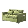 Convertible Sofa, Recliner, Bed, 3-in-1, 3-Position Adjustable Backrest, 2-Seater Sectional, Two Side Pockets, for Living Room, Apartment, etc - 4 of 4
