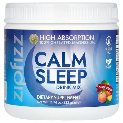 Zipfizz Calm Sleep Drink Mix, Peach Mango, 11.74 oz (333 g)
