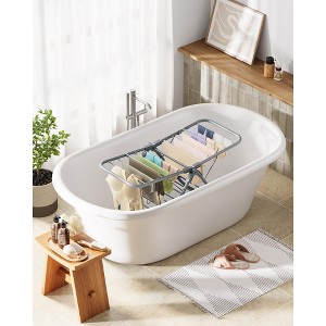 SONGMICS Small Clothes Drying Rack, Foldable 2-Level Laundry Drying Rack, Space-Saving, 17.3 x 39.8 x 19.7 Inches - 1 of 4