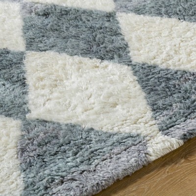 Ivory and Sage Wool Handmade Tufted 8' x 10' Area Rug