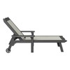 Arceso Chaise Lounge Chair Outdoor, HDPS and HDPE Wicker Material, Patio Lounge Chair with Adjustable Backrest, Resin Pool Lounge Chairs with Wheels. - 2 of 4