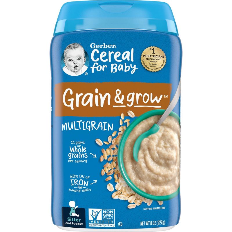 Gerber Multi-Grain Baby Cereals - 8oz, 4 of 7