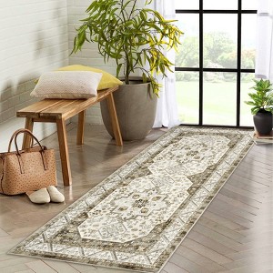 Short Pile Area Rugs for Living Room Carpets Boho Washable Large Rugs for Bedroom Modern Vintage Classic Lounge Rug - 1 of 4