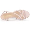 Allegra K Women's Slingback Strappy Kitten Buckle Stiletto Heel Sandals - 4 of 4