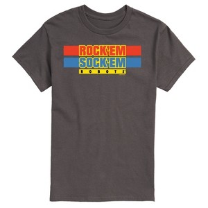 Men's - Rock 'Em Sock 'Em Robots - Rock 'Em Sock 'Em Logo Short Sleeve Graphic T-Shirt - 1 of 4