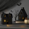 5.5" Small A-Shaped Metal House Decorative Sculpture - Hyde and EEK! Boutique™ Black - 2 of 3