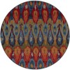 Unique Loom    Outdoor Modern Ikat Area Rug - 2 of 4