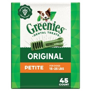 Greenies Petite Chewy Dental Dog Treats Original Chicken - 27oz - 1 of 4