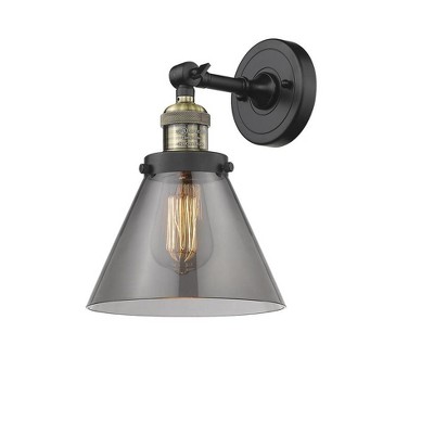 Cone - 1 Light Wall Sconce In Industrial Style-10.5 Inches Tall and 8 Inches Wide