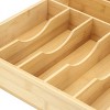 MegaChef Bamboo Eco-Friendly Drawer Organizer in Light Brown - 3 of 4