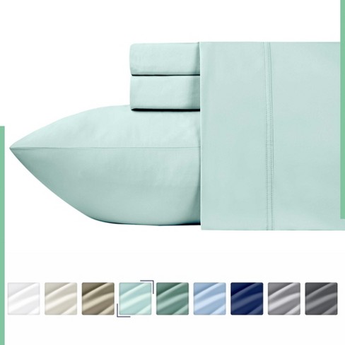 Aquamarine King Sheet Set 100 Cotton Deep Pocket Sheets 600