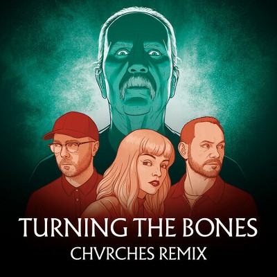 John Carpenter & Chvrches - Turning The Bones (Chvrches Remix) (Blue Pink Clear Marble) (vinyl 7 inch single)
