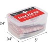 DMI 76-Piece First-Aid Kit, Portable All-Purpose Use for Minor Cuts and Scrapes, Durable Water-Resistant Case, Convenient and Portable for Travel - 4 of 4