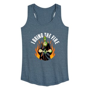 Women's - Disney Villains - Hades I Bring The Fire Graphic Racerback Tank - 1 of 4