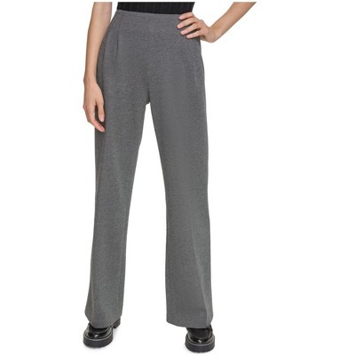 Calvin Klein Womens Pleated Casual Wide Leg Pants