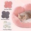 Boersma Fluffy Cat Couch Bed – Washable Round Pet Sofa with Non-Slip Bottom for Indoor Cats, Kittens & Small Dogs - 4 of 4