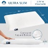 Aghana Digitals Ultra Slim Gel Memory Foam Pillow for Cervical Neck Alignment - 2 of 4