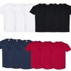 EG PRO Men's Heavyweight Cotton T-Shirt Undershirts 12-Pack Crewneck Tee for Everyday Wear - 4 of 4