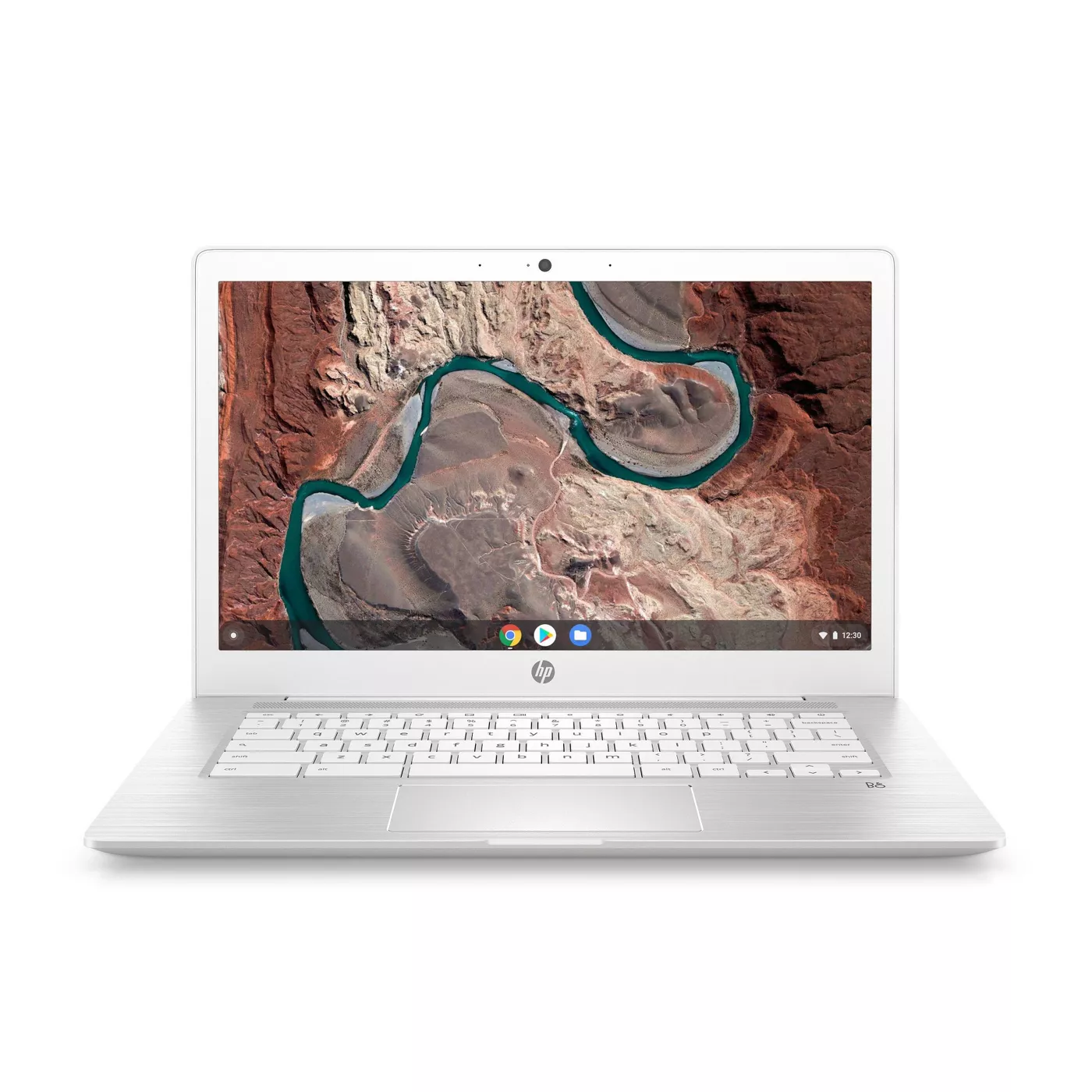 HP 14" Touch Chromebook 11.5 hour battery life 3.39lbs (14-CA137NR), Polished White Design - image 1 of 4