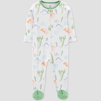 Baby Boys' Dino Footed Pajamas - Just One You® made by carter's 6M