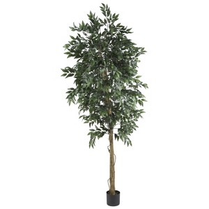 6Ft Artificial Smilax Tree - Gothic Glamour Greenery, Home Office Decor, Realistic Faux Tree, Easy Setup - 1 of 1