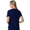 Members Only Women's Scrub Top With Double Chest And Pouch Pocket - 2 of 4