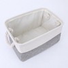 Unique Bargains Fabric Collapsible Sturdy Spacious Storage Bins 3 Pcs - 3 of 4