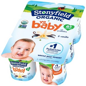 Stonyfield Organic YoBaby Whole Milk Yogurt - 1 of 4
