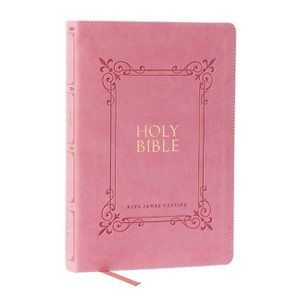 KJV Holy Bible: Large Print with 53,000 Center-Column Cross References, Pink Leathersoft, Red Letter, Comfort Print (Thumb Indexed): King James - 1 of 1