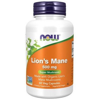 Lions Mane by Now Foods  -  60 VegCap