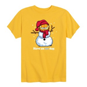Boys' - Garfield - Have An Ice Day Short Sleeve Graphic T-Shirt - 1 of 4