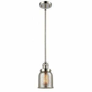 Bell - 1 Light Stem Hung Mini Pendant In Industrial Style-10 Inches Tall and 5 Inches Wide - 1 of 1